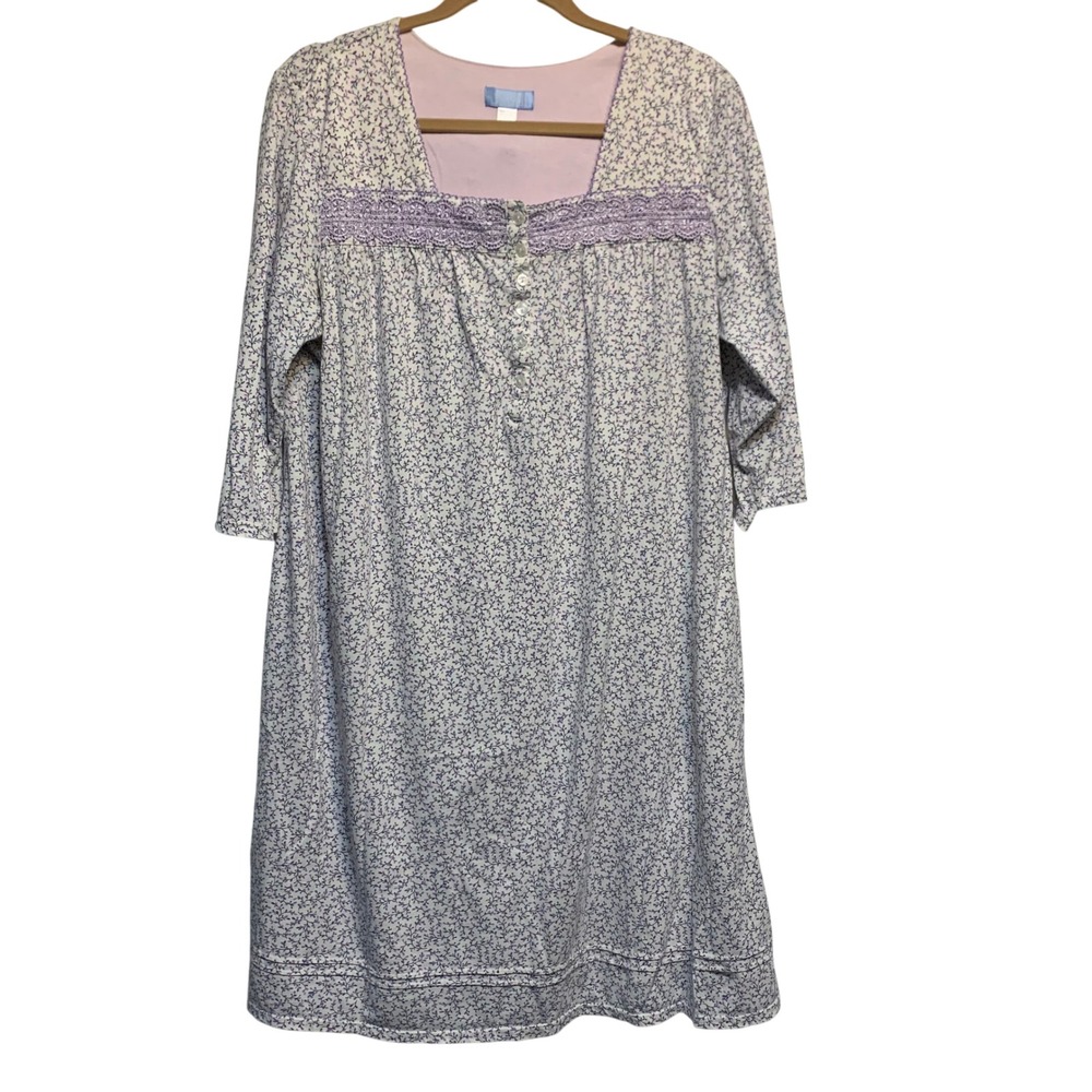 Celestial Dreams Nightgown XL Floral Cottagecore Grannycore Spring Summer Dreamy